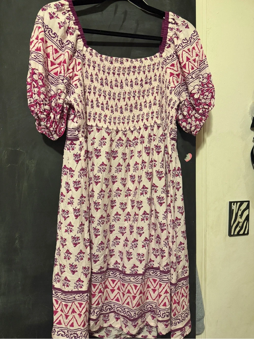 Women’s Purple Floral Boho Dress Size Small by UMGEE